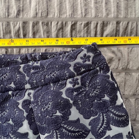 NWT Talbots Woman Blue Lace Floral Special Occasion Skirt Womens Plus Sz 14W - Picture 12 of 14